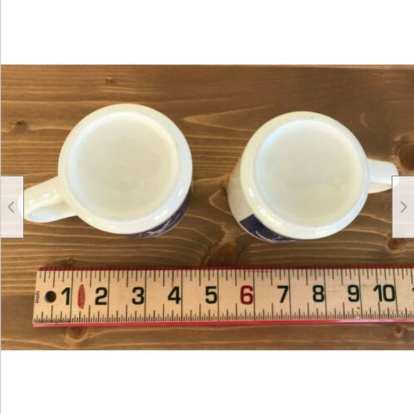 Retro Morton Salt Girl Advertising Coffee Mugs Set of 2 When it Rains it Pours - Picture 4 of 6